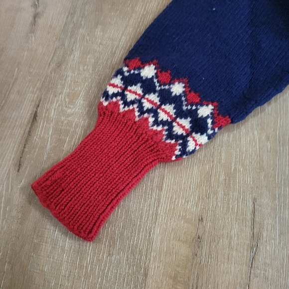 Vintage 70's Grieder Hand Knitted Sweater Size Large - Picture 3 of 10